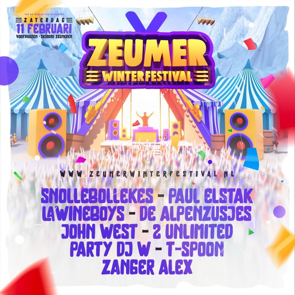 Lineup Poster Zeumer Winterfestival 2023