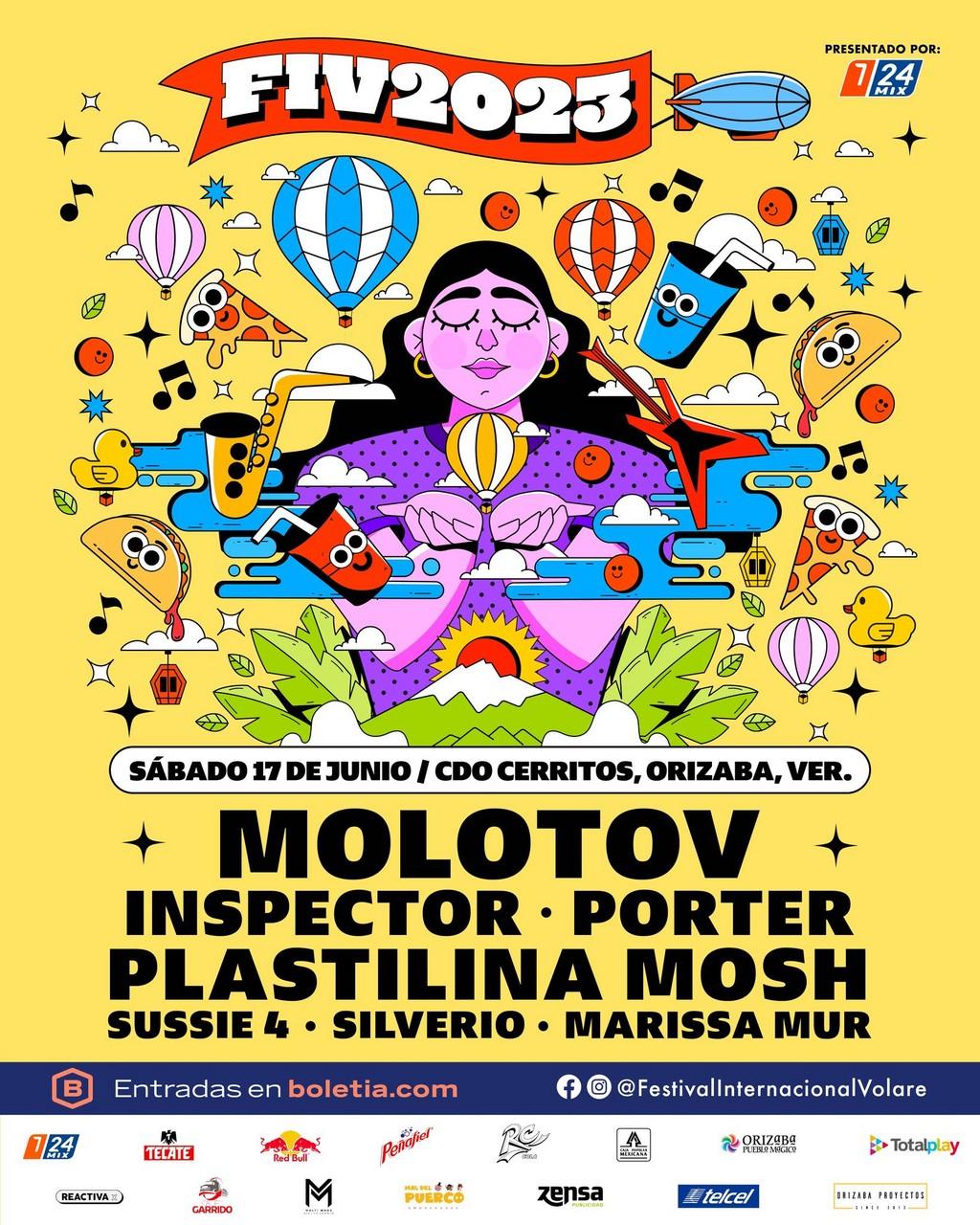 Lineup Poster Festival Internacional Volare 2023