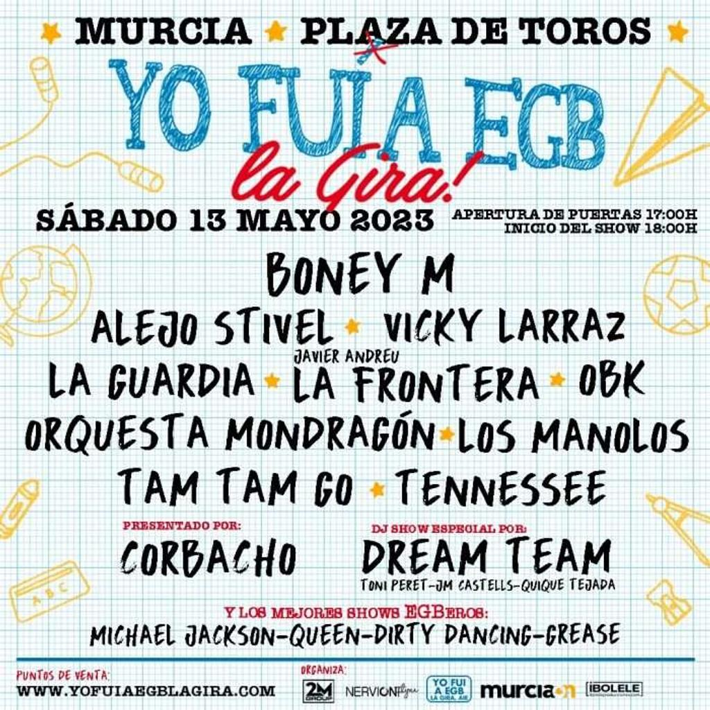 Lineup Poster Murcia On 2023