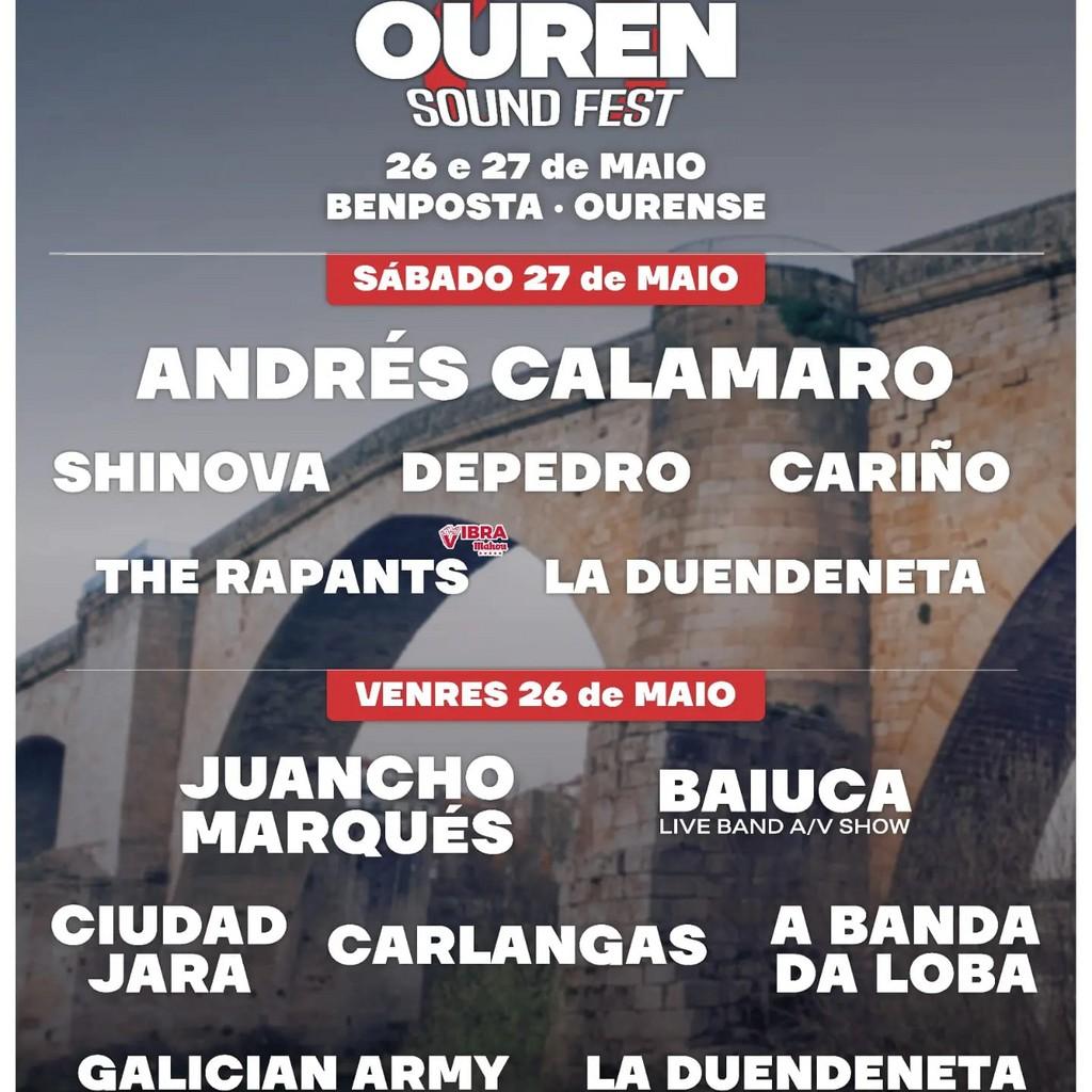 Lineup Poster Ourensound Fest 2023