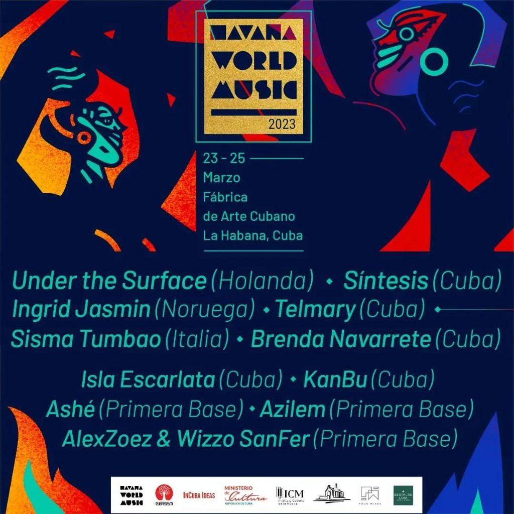 Lineup Poster Havana World Music 2023