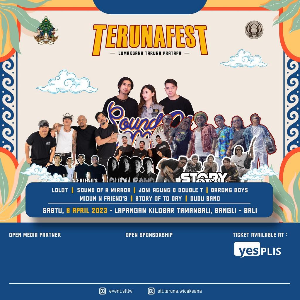 Lineup Poster Terunafest 2023