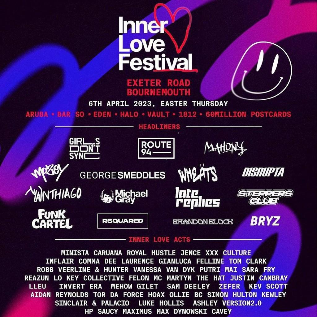 Lineup Poster Inner Love Fest 2023