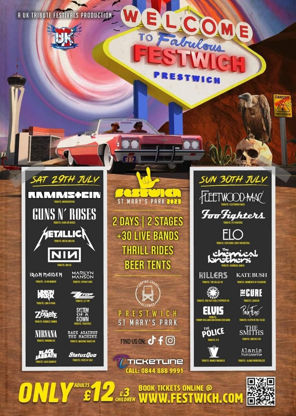 Lineup Poster Festwich 2023