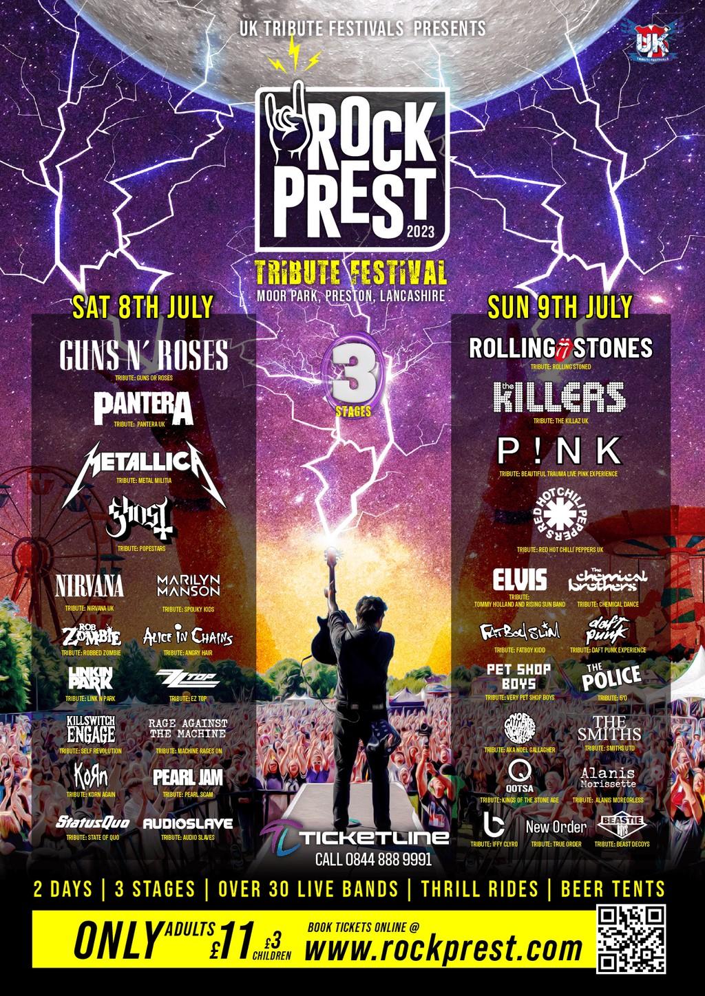 Lineup Poster Rockprest 2023