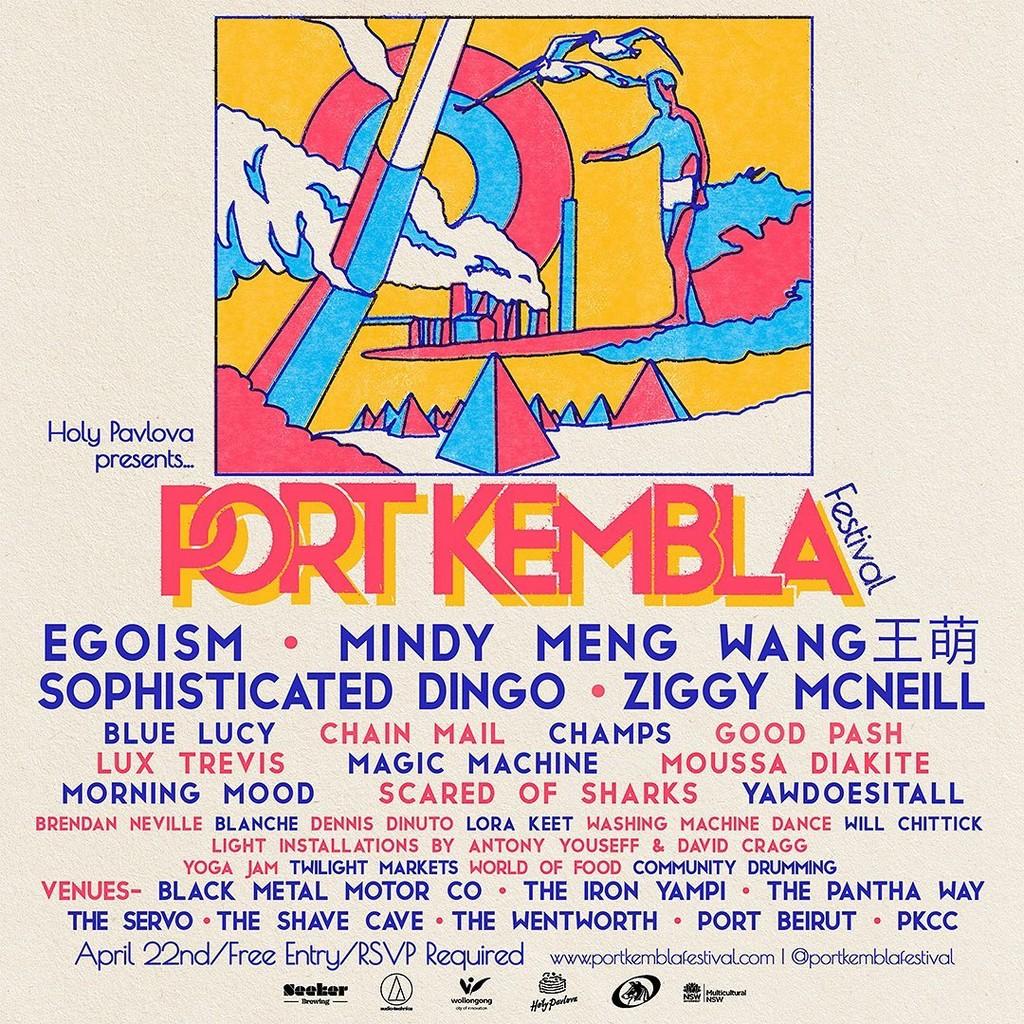 Lineup Poster Port Kembla Festival 2023