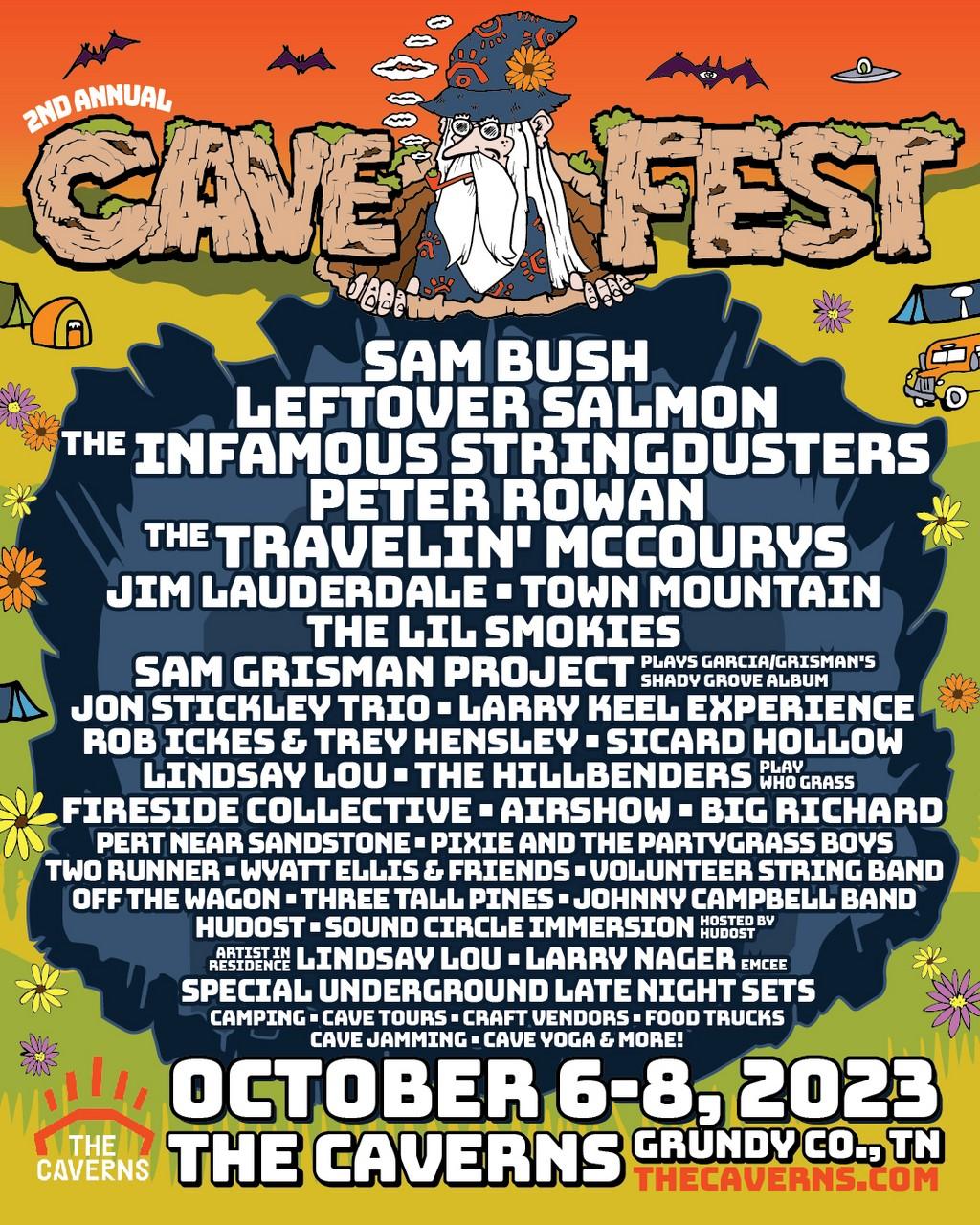Lineup Poster CaveFest 2023