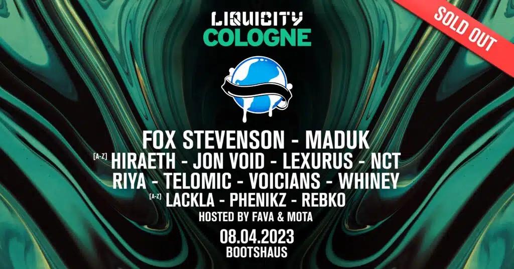 Lineup Poster Liquicity Cologne 2023