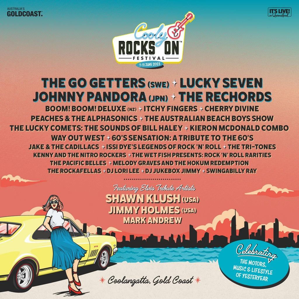 Lineup Poster Cooly Rocks On 2023