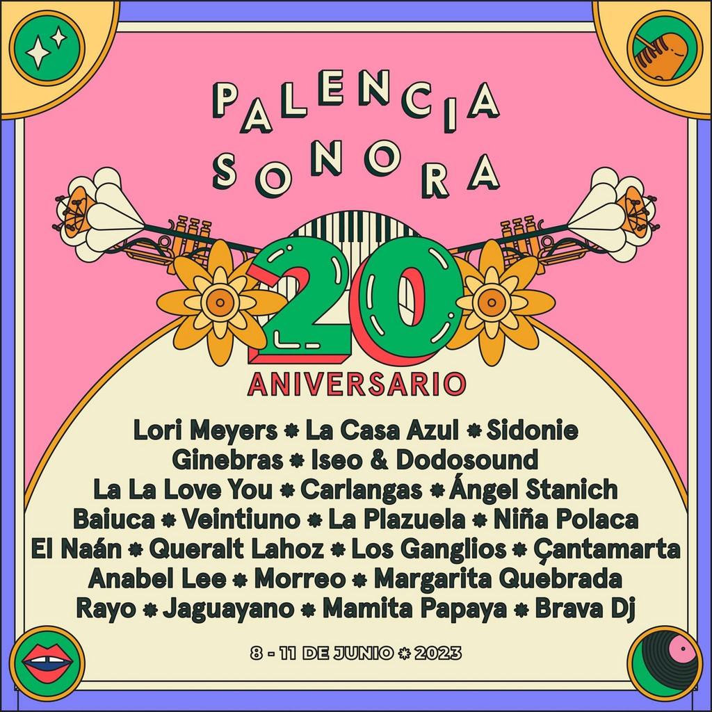 Lineup Poster Palencia Sonora 2023