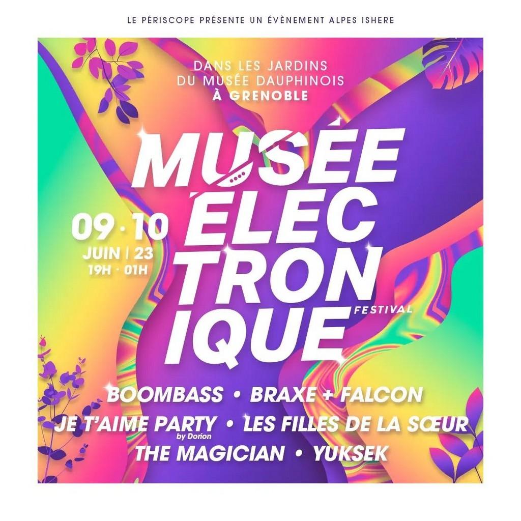Lineup Poster Musée Électronique Festival 2023