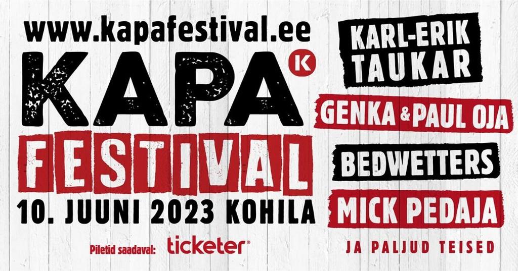 Lineup Poster Kapa Festival 2023