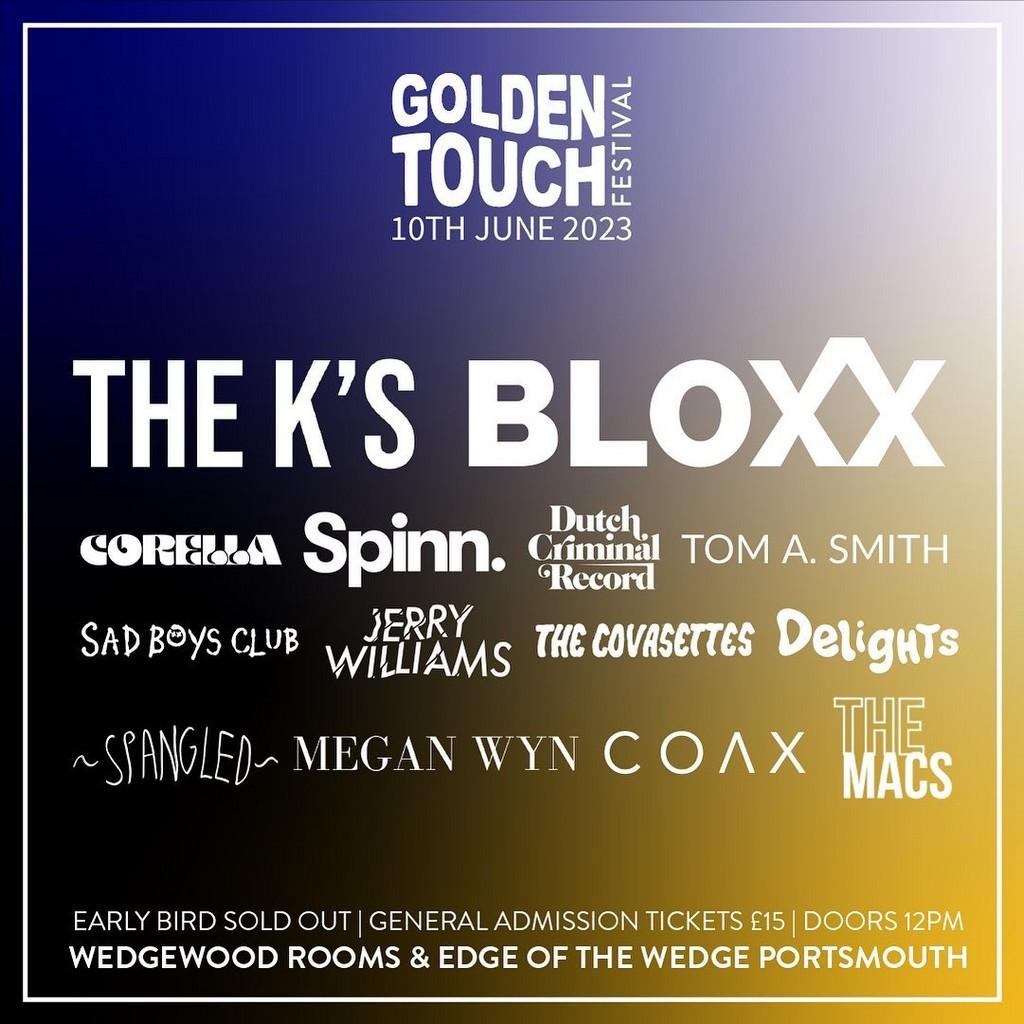 Lineup Poster Golden Touch Festival 2023