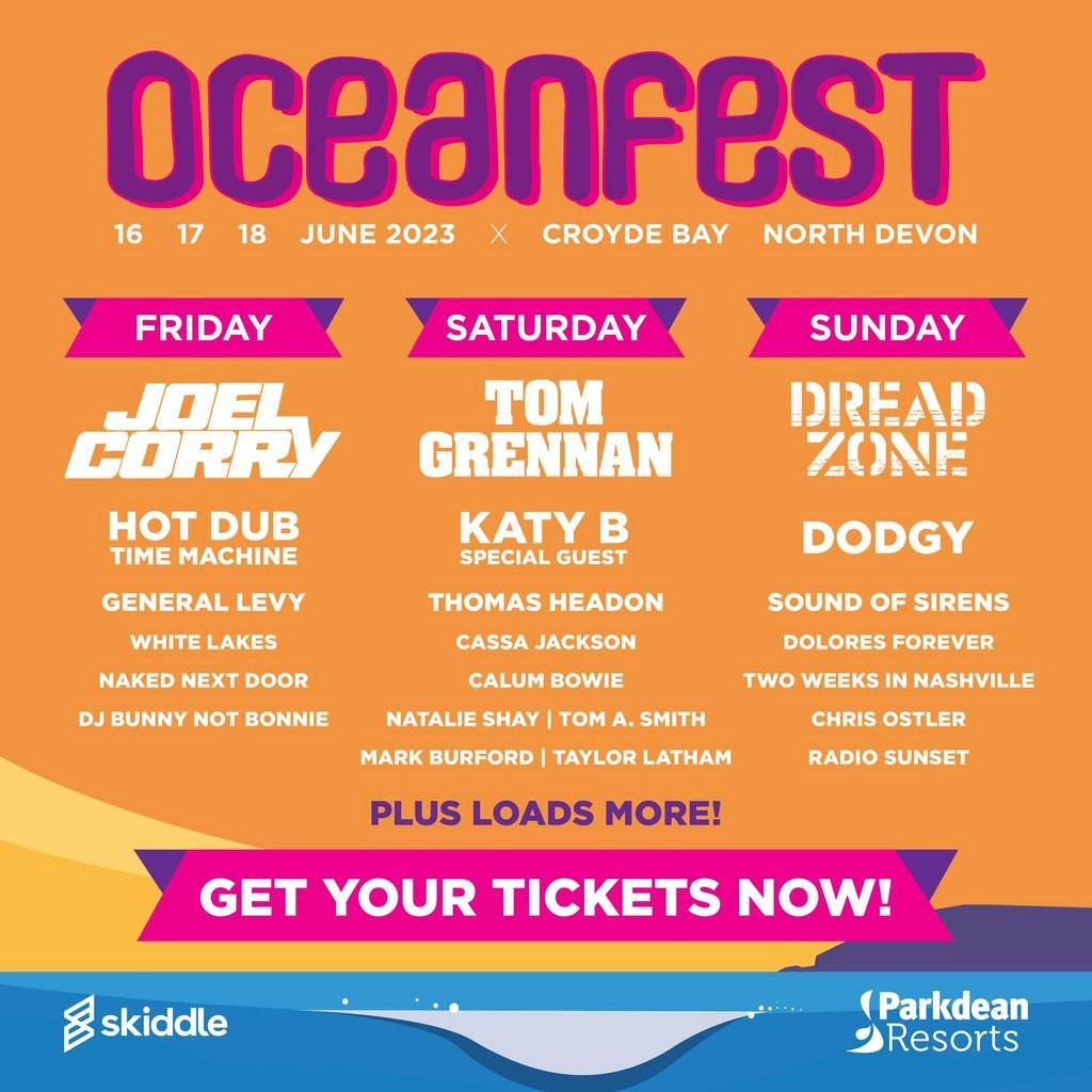 Lineup Poster GoldCoast Oceanfest 2023