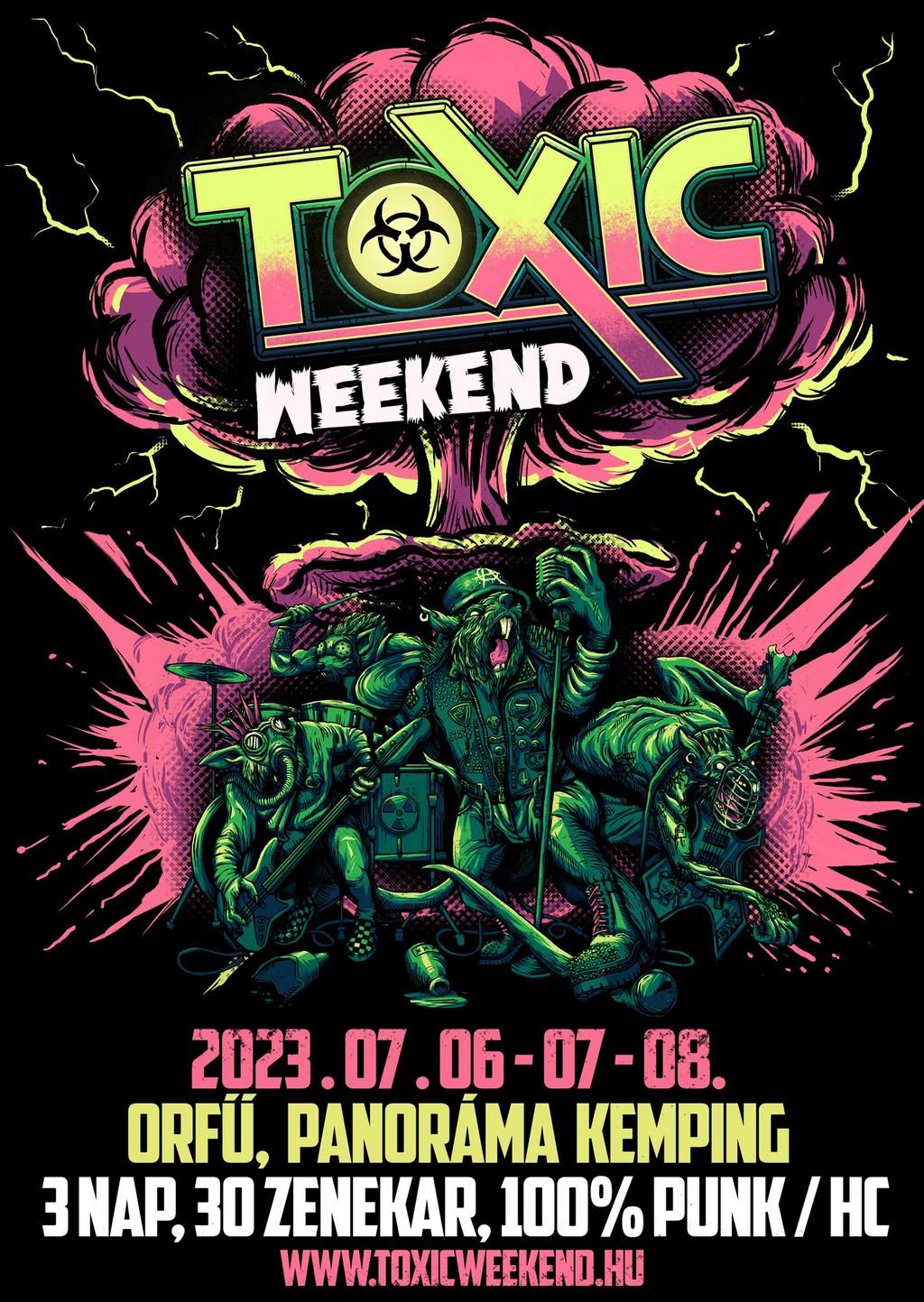 Lineup Poster TOXIC Weekend 2023