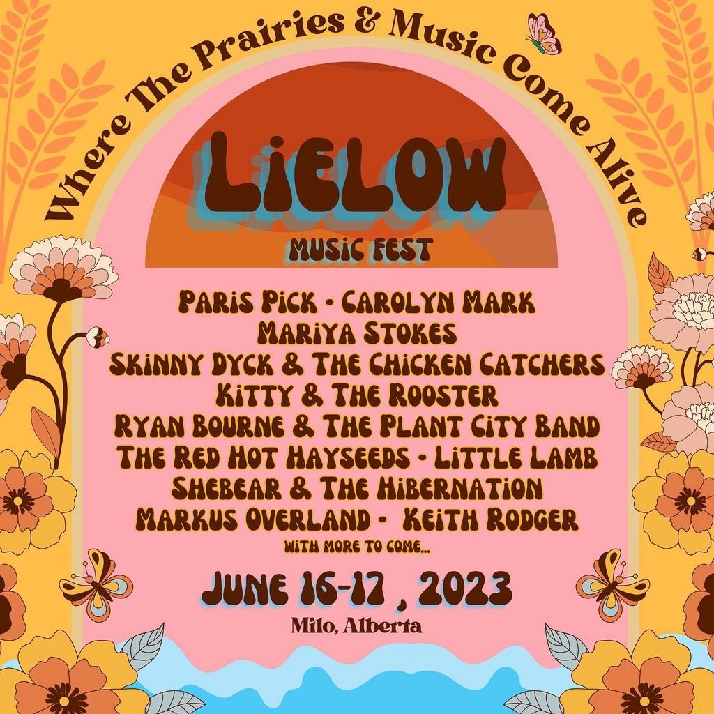 Lineup Poster LieLow Music Fest 2023