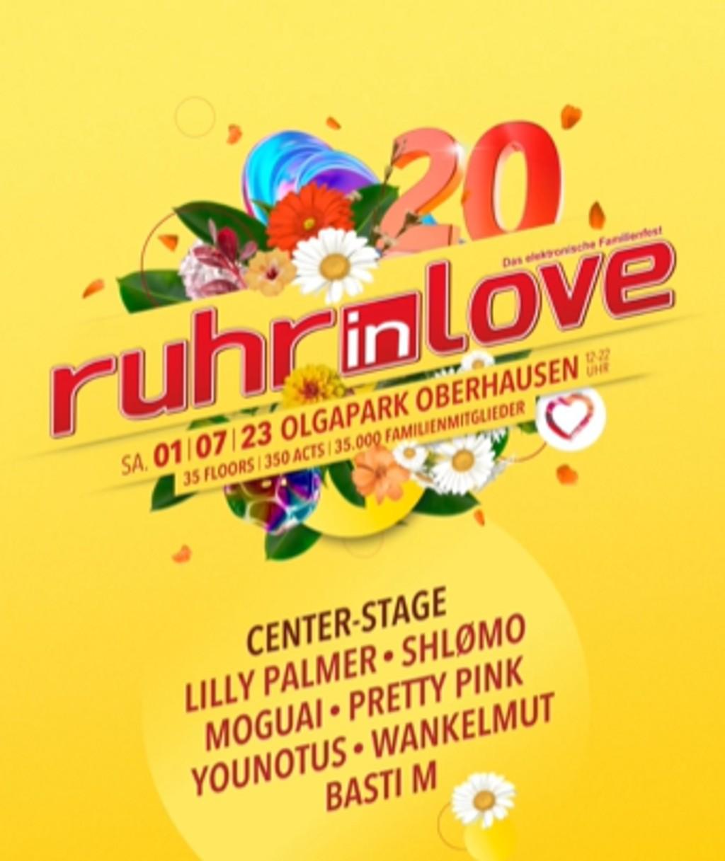 Lineup Poster Ruhr-in-love 2023