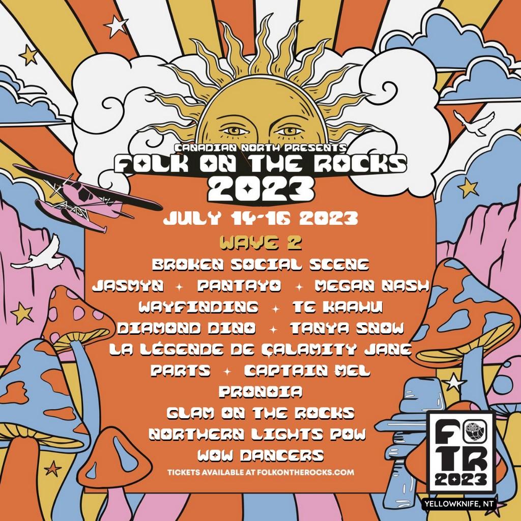 Lineup Poster Folk On The Rocks 2023