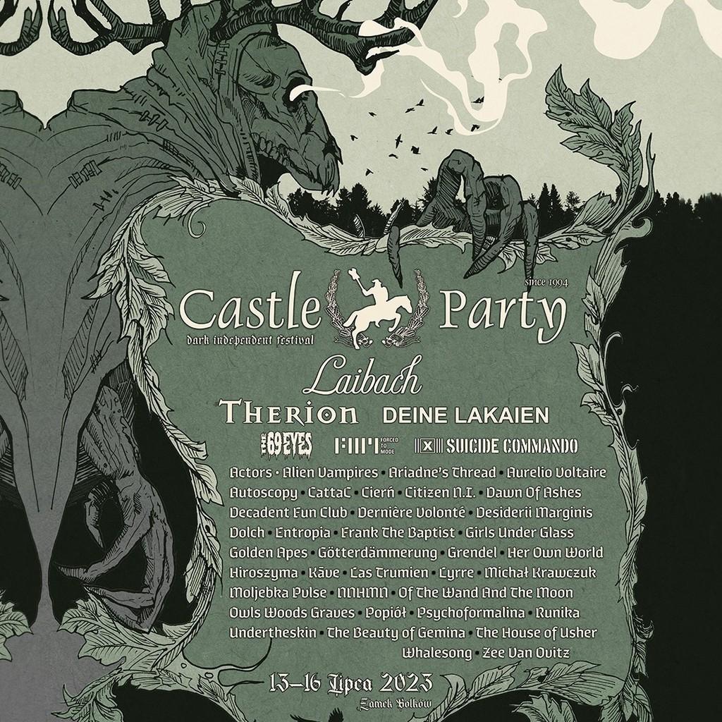 Lineup Poster Castle Party Festival 2023