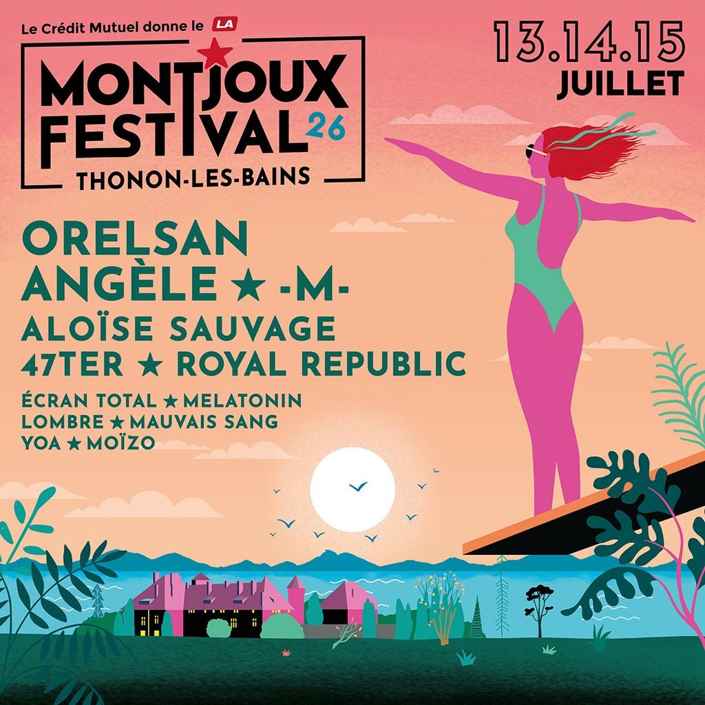 Lineup Poster Montjoux Festival 2023