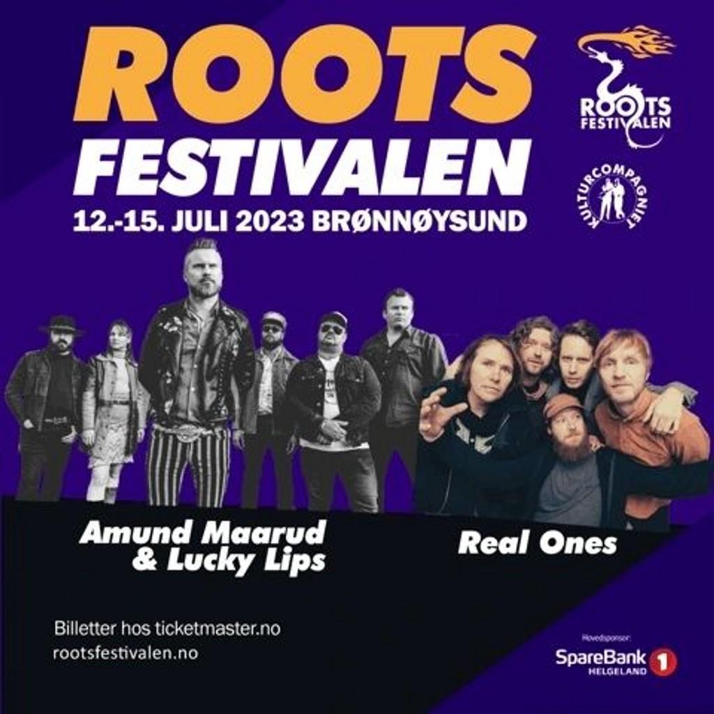 Lineup Poster Rootsfestivalen 2023