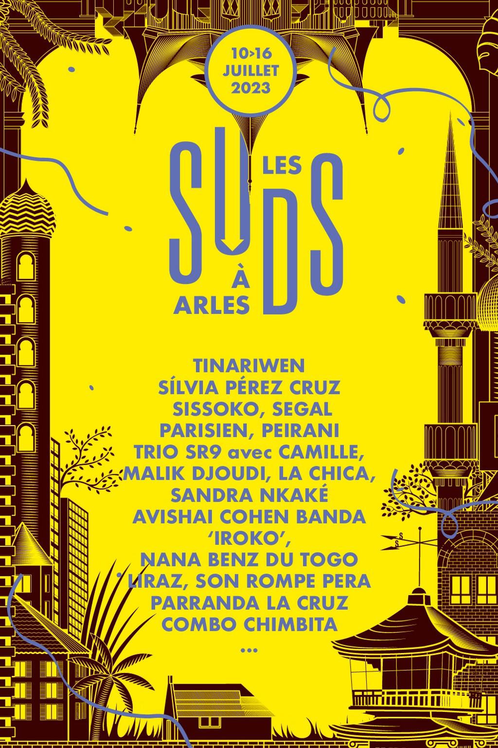 Lineup Poster Les Suds, à Arles 2023