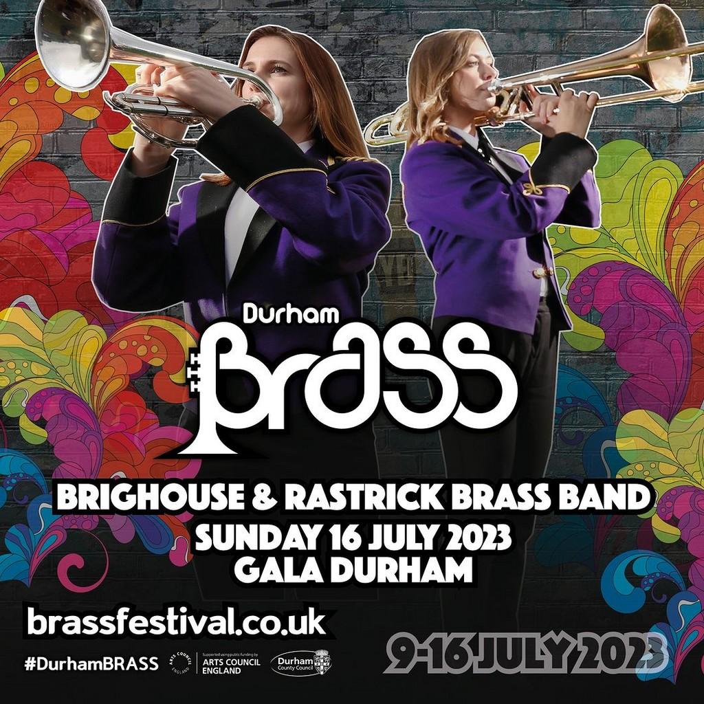 Lineup Poster Durham Brass Festival 2023