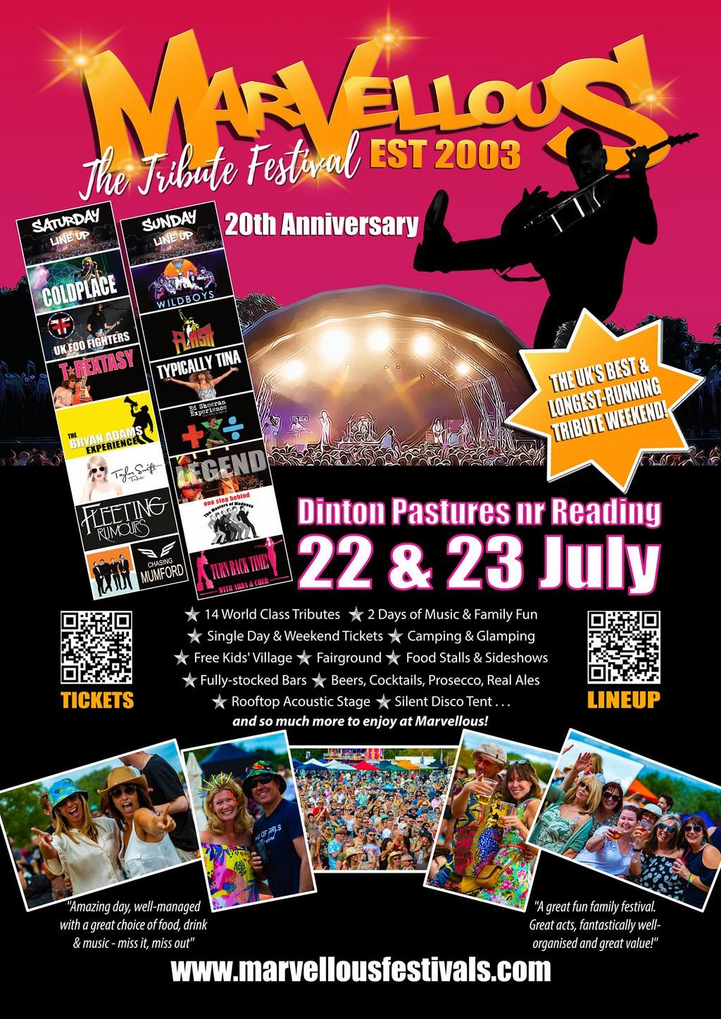 Lineup Poster Marvellous Festival 2023