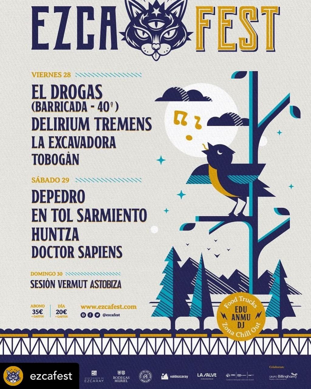 Lineup Poster Ezca Fest 2023