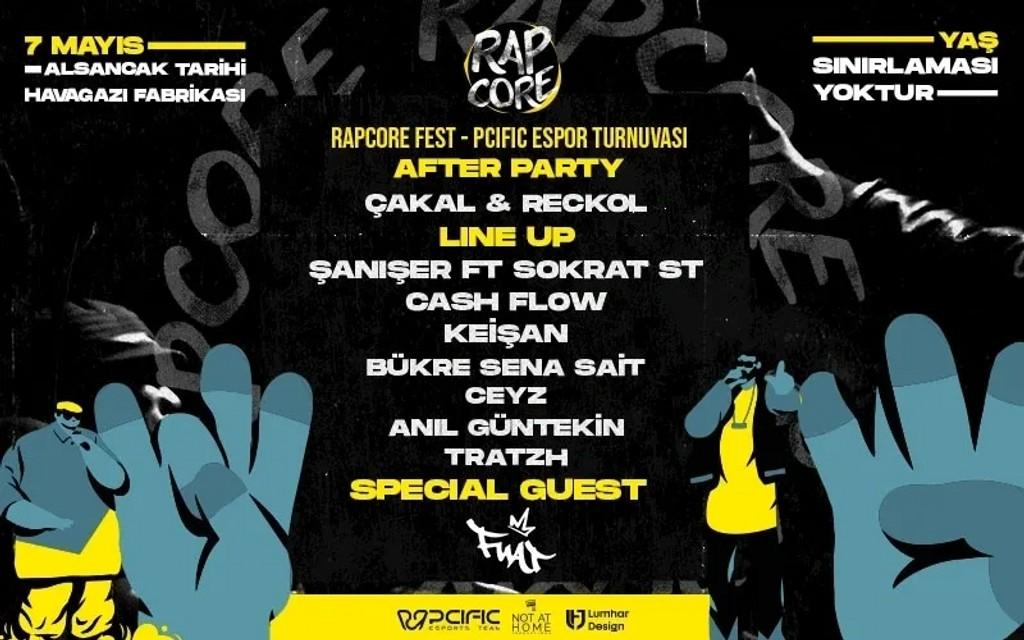 Lineup Poster Rapcore Fest 2023