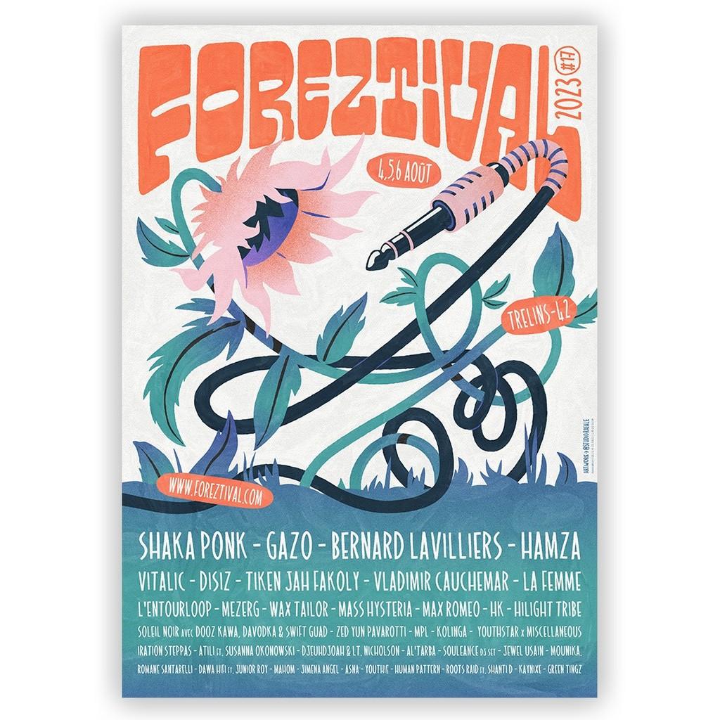 Lineup Poster Foreztival 2023