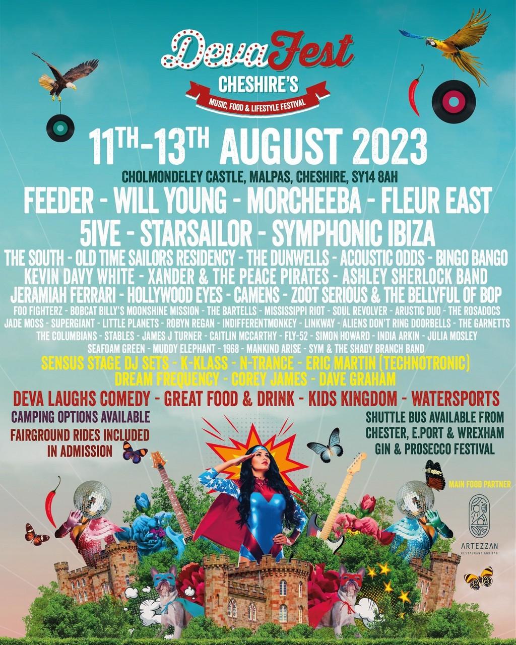 Lineup Poster Deva Fest 2023