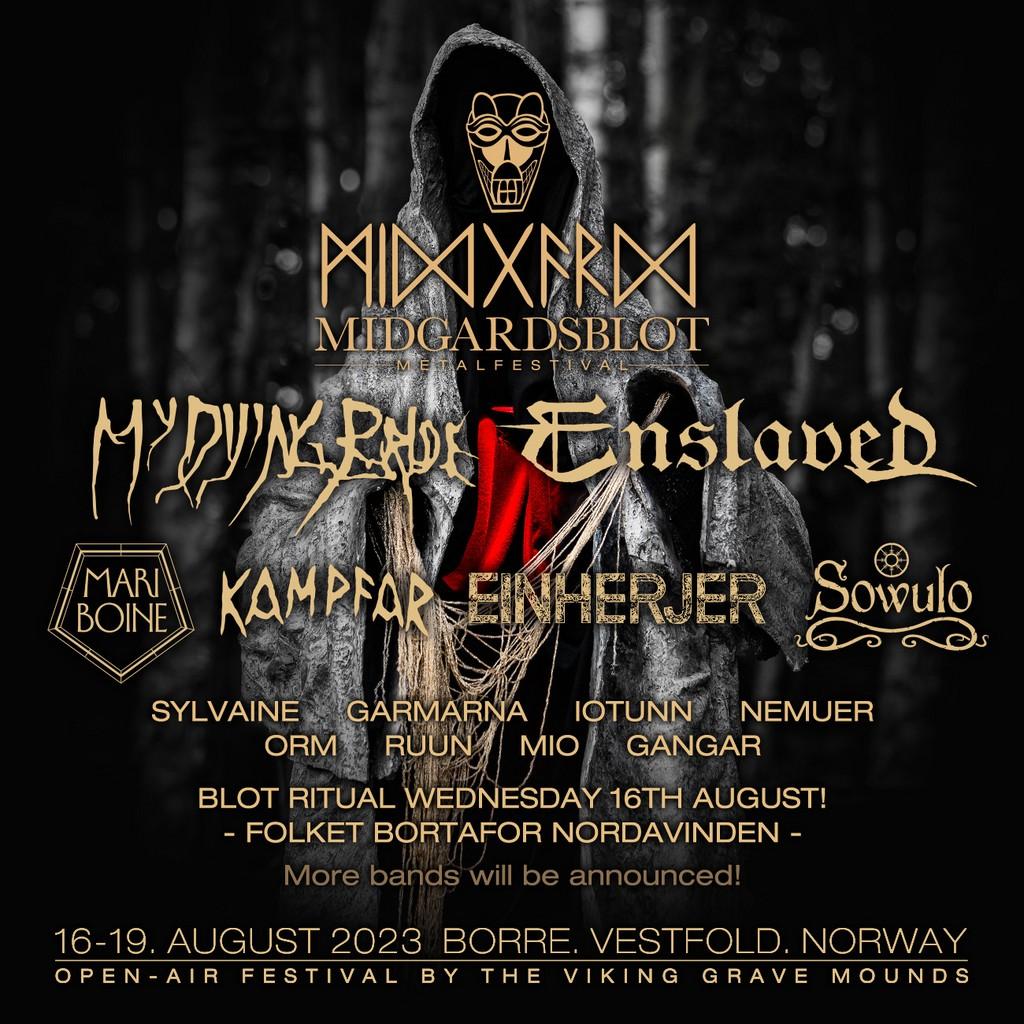 Lineup Poster Midgardsblot Metal Festival 2023