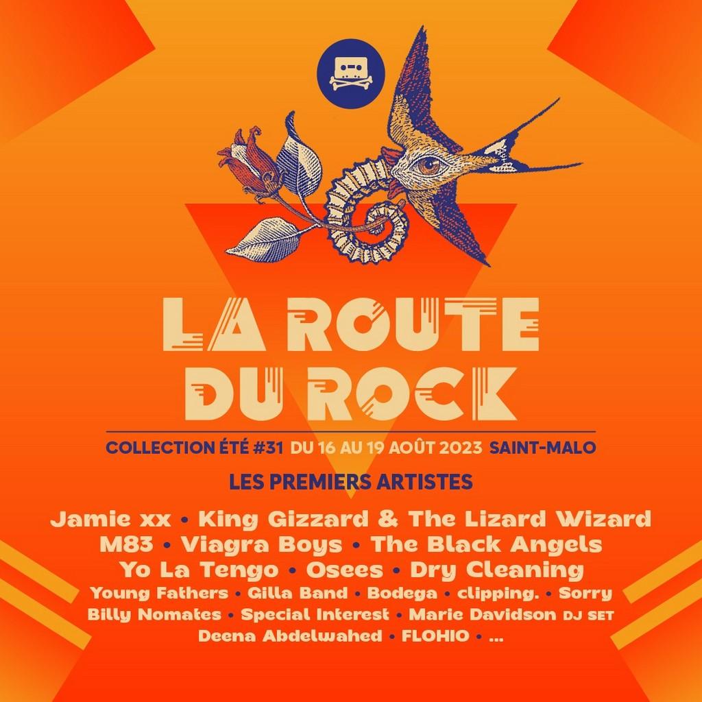 Lineup Poster La Route du Rock Summer Edition 2023