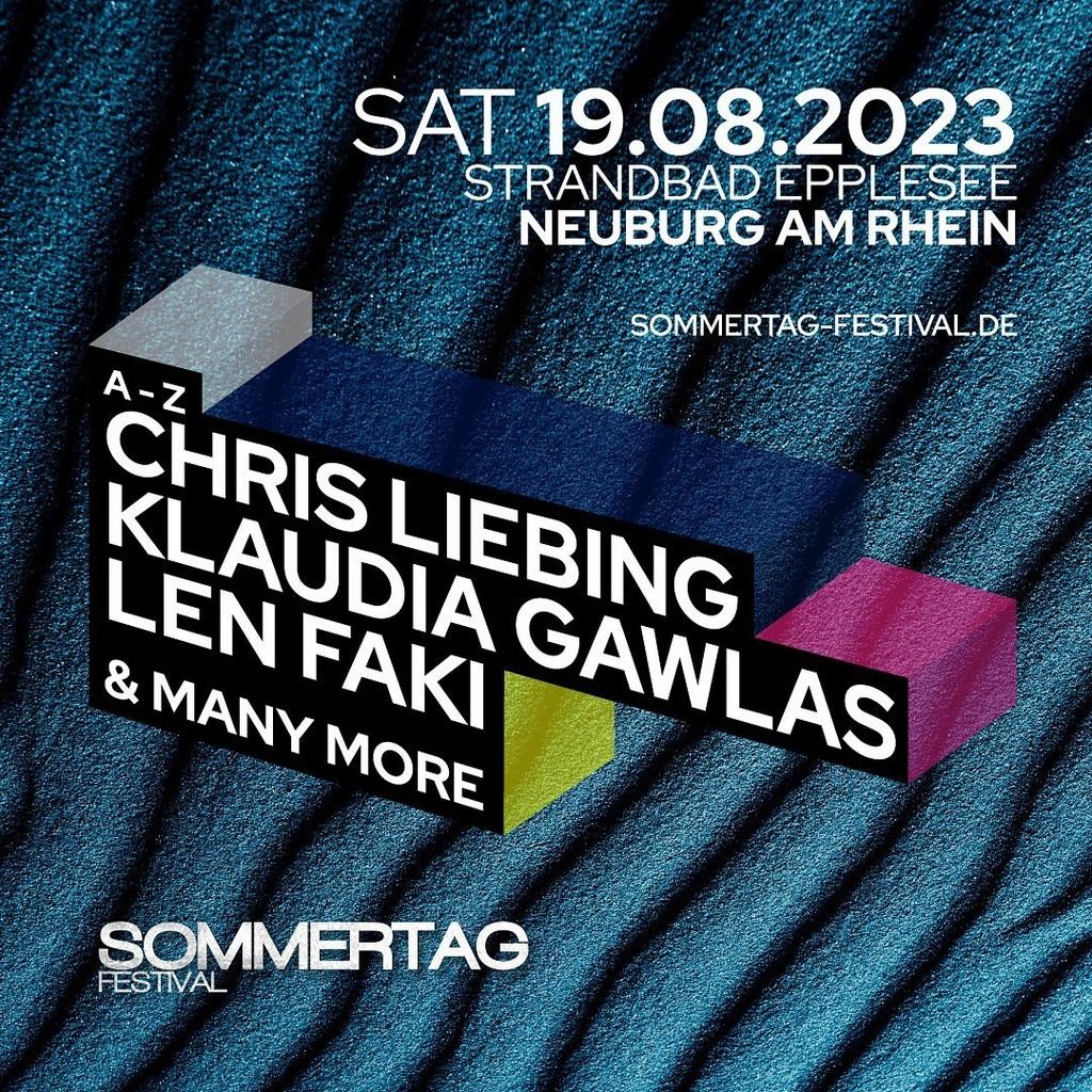 Lineup Poster Sommertag Festival 2023