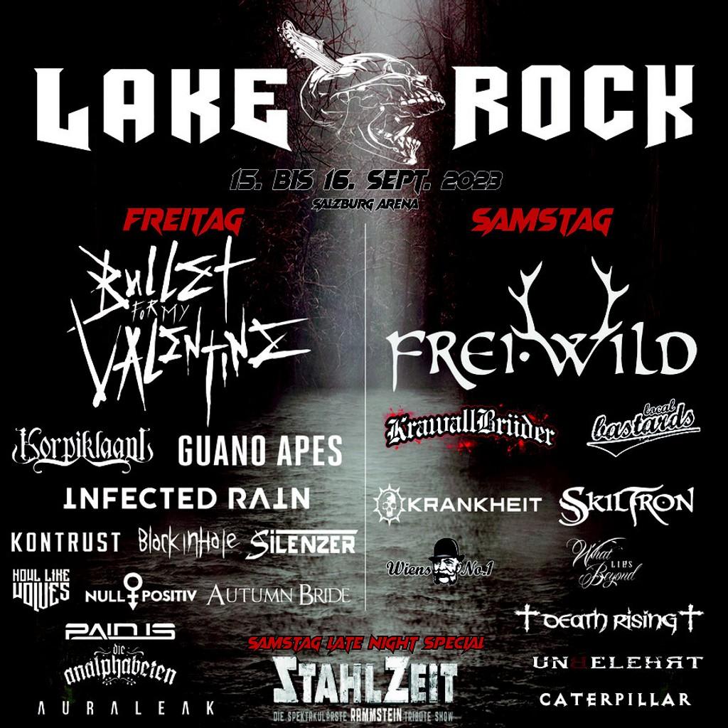 Lineup Poster Lake Rock Festival 2023