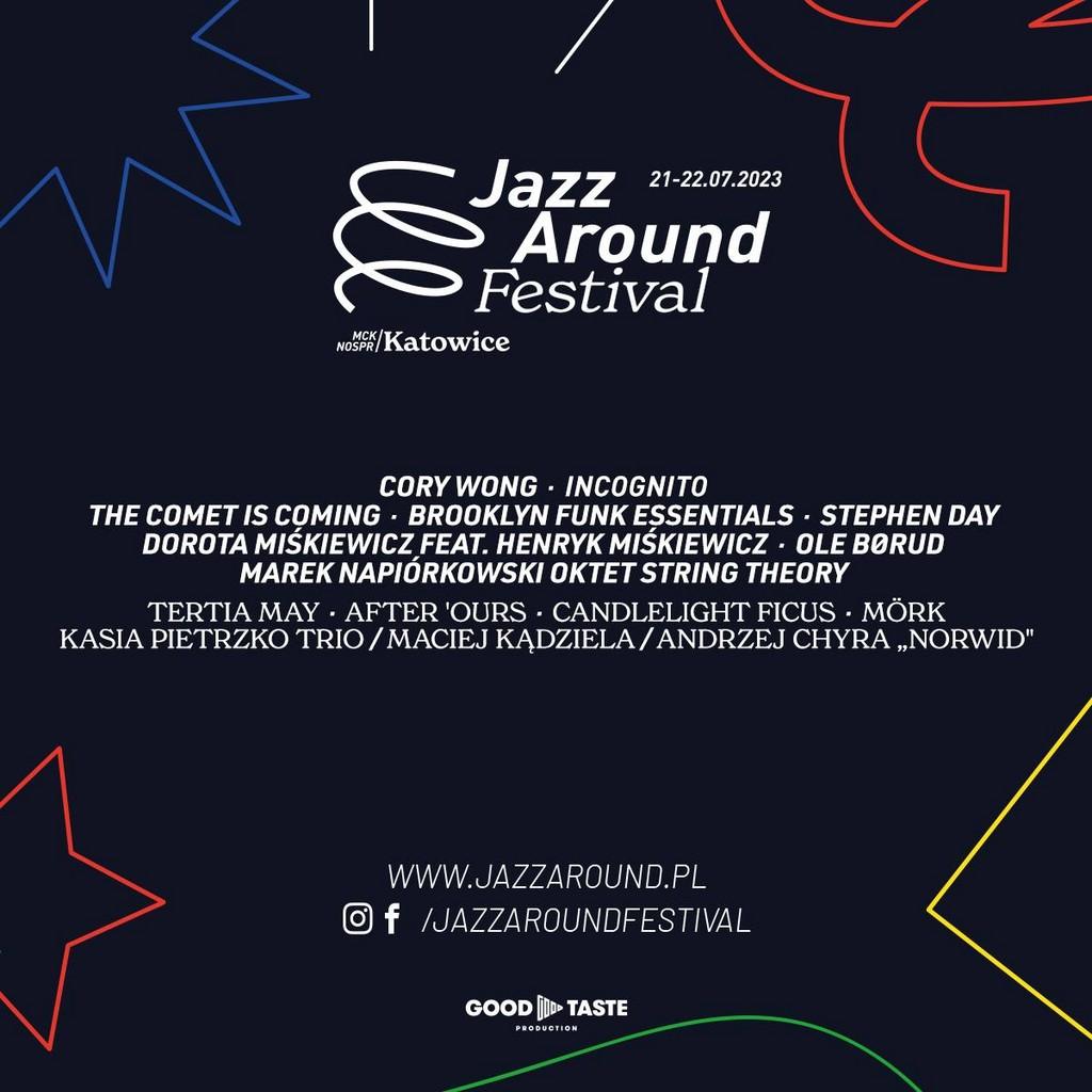 Lineup Poster Jazz Around Festival 2023