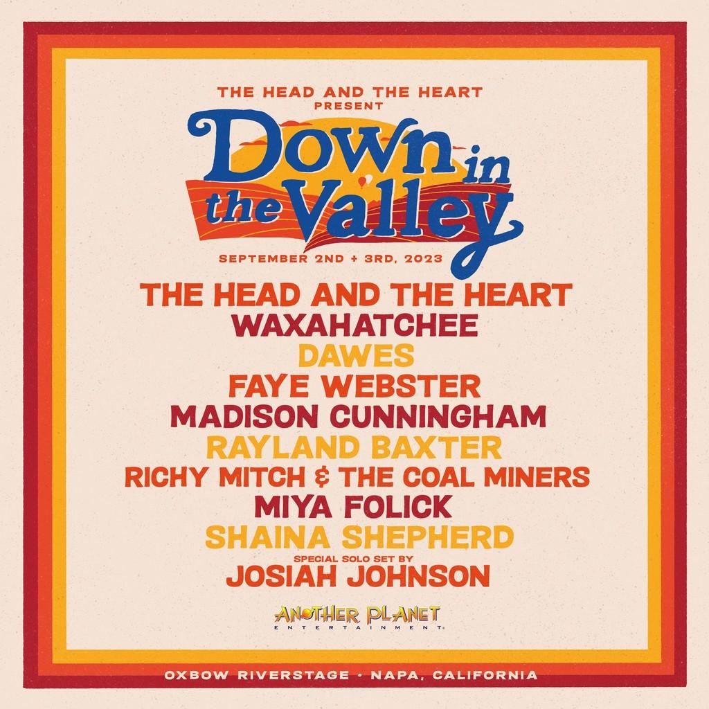 Lineup Poster Down In The Valley 2023