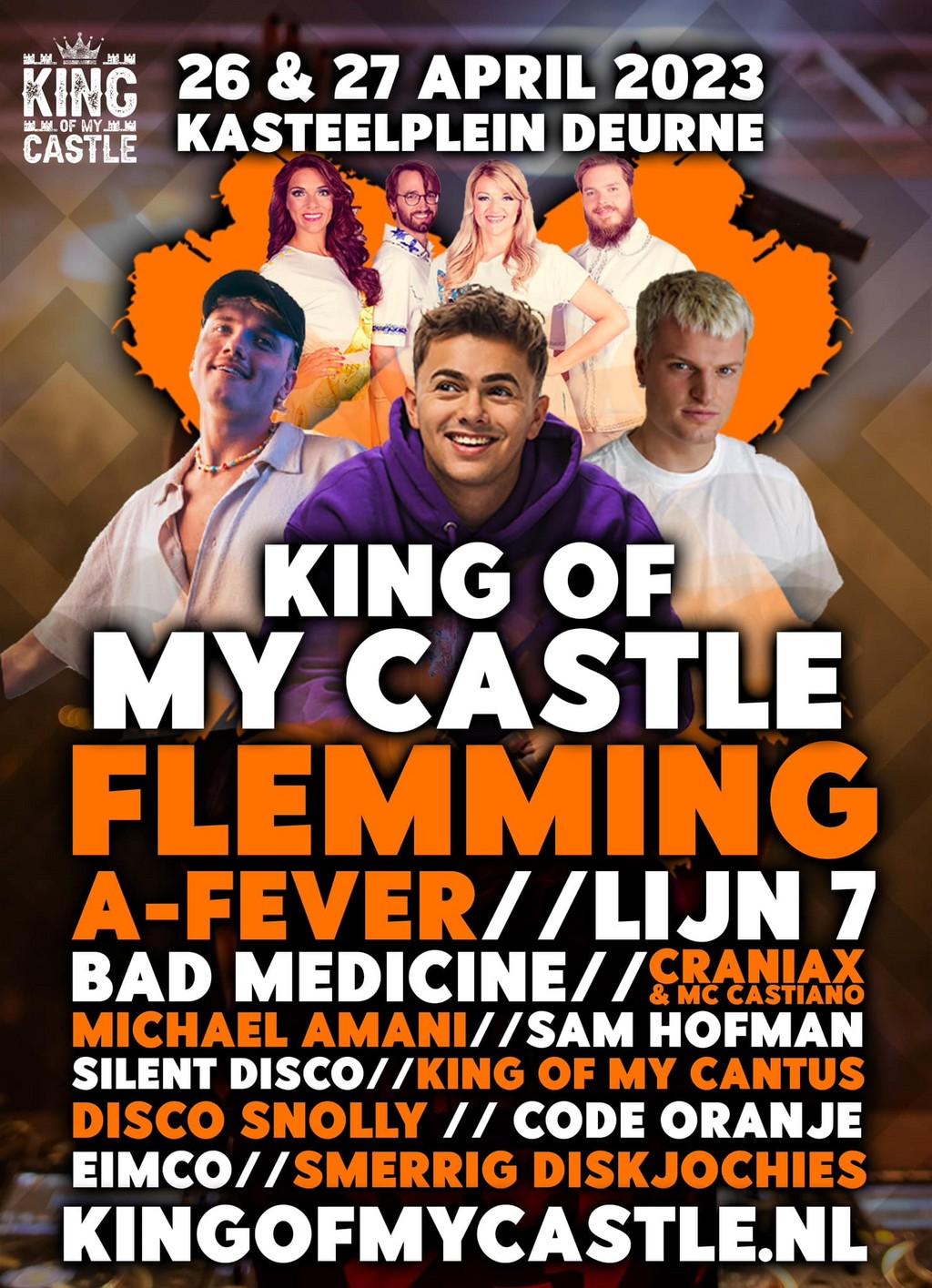 Lineup Poster King Of My Castle 2023