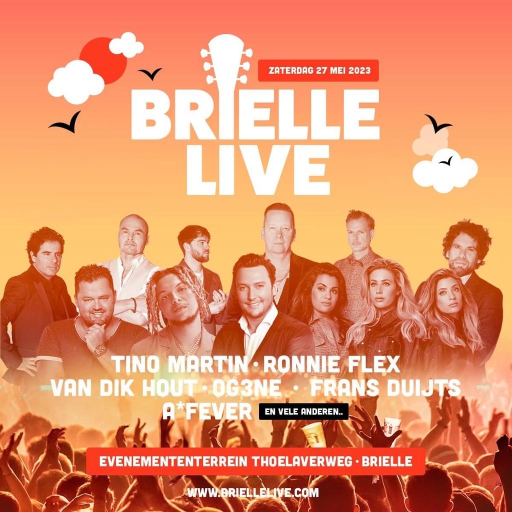 Lineup Poster Brielle Live Festival 2023