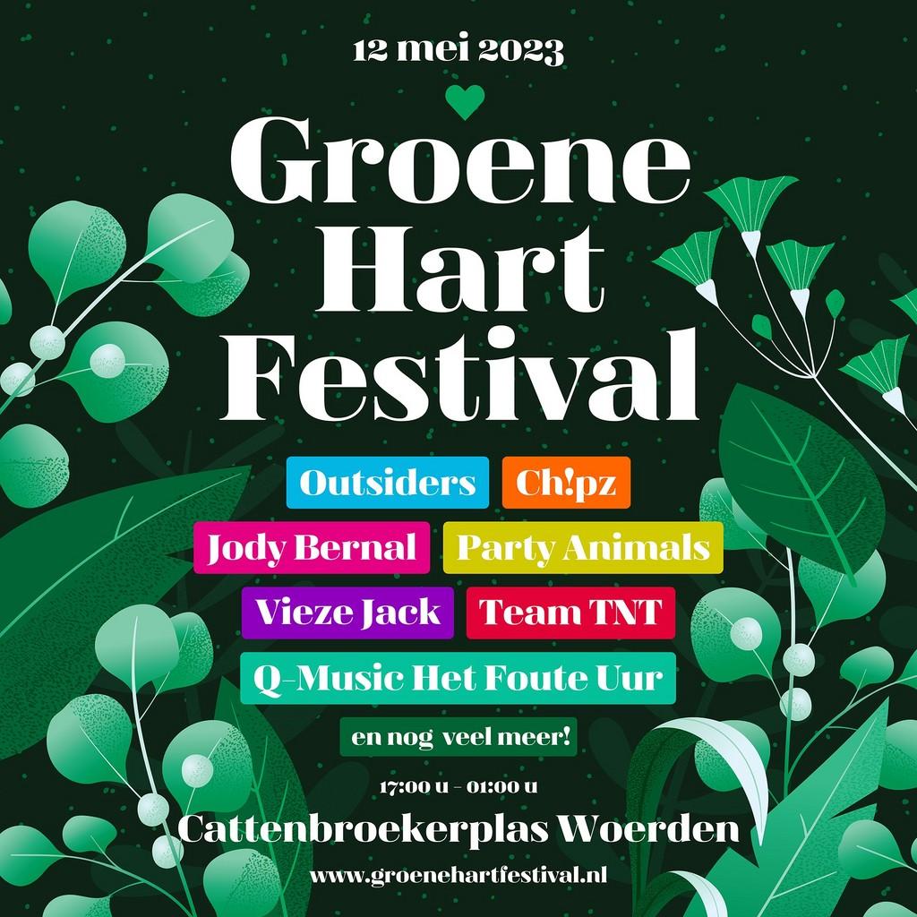 Lineup Poster Groene Hart Festival 2023