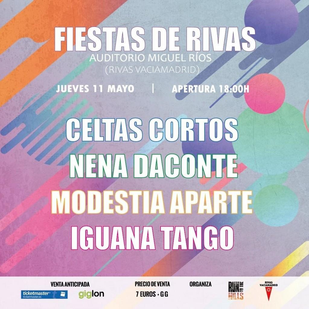 Lineup Poster Fiestas de Rivas 2023