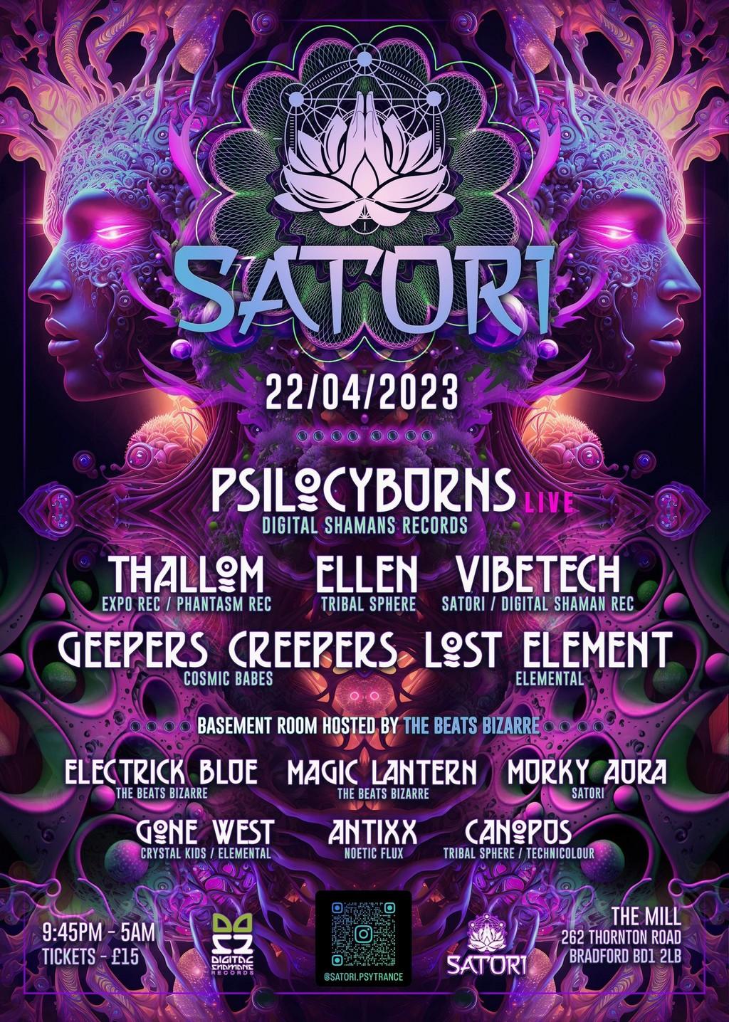 Lineup Poster Satori 2023