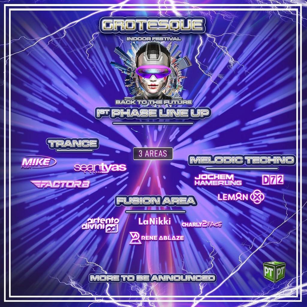 Lineup Poster Grotesque Indoor Festival 2024