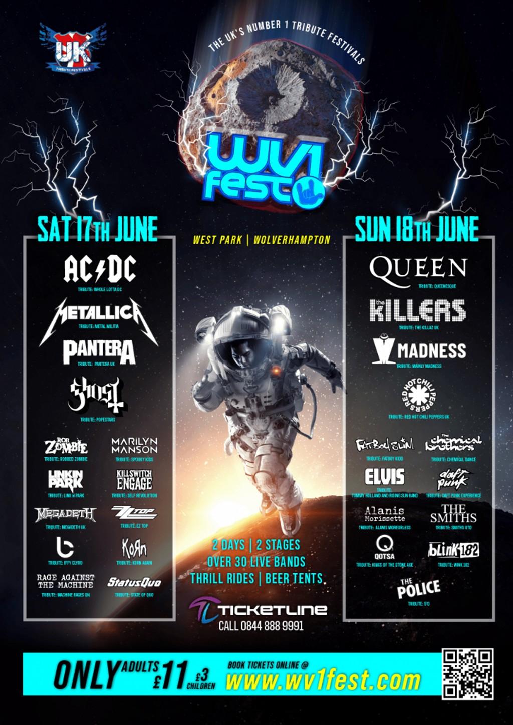 Lineup Poster WV1FEST 2023