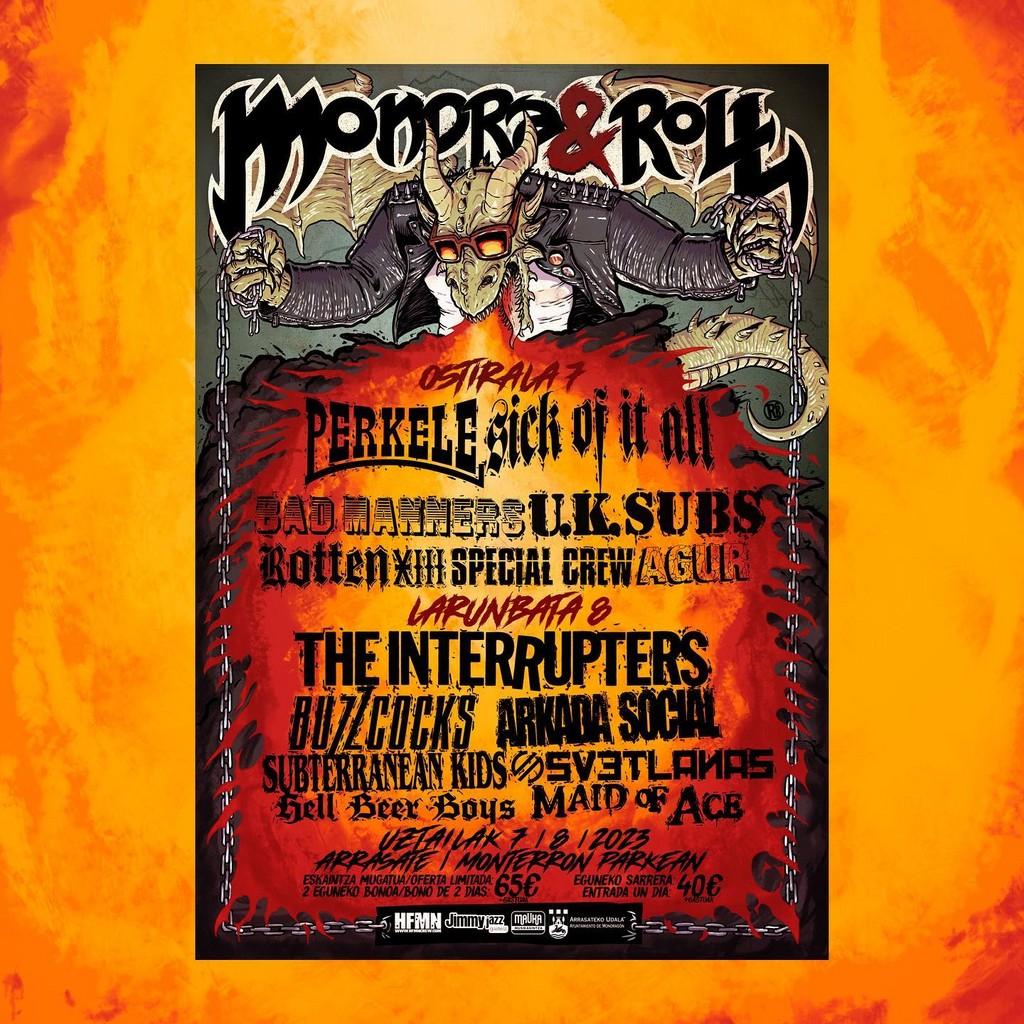 Lineup Poster Mondra & Roll 2023