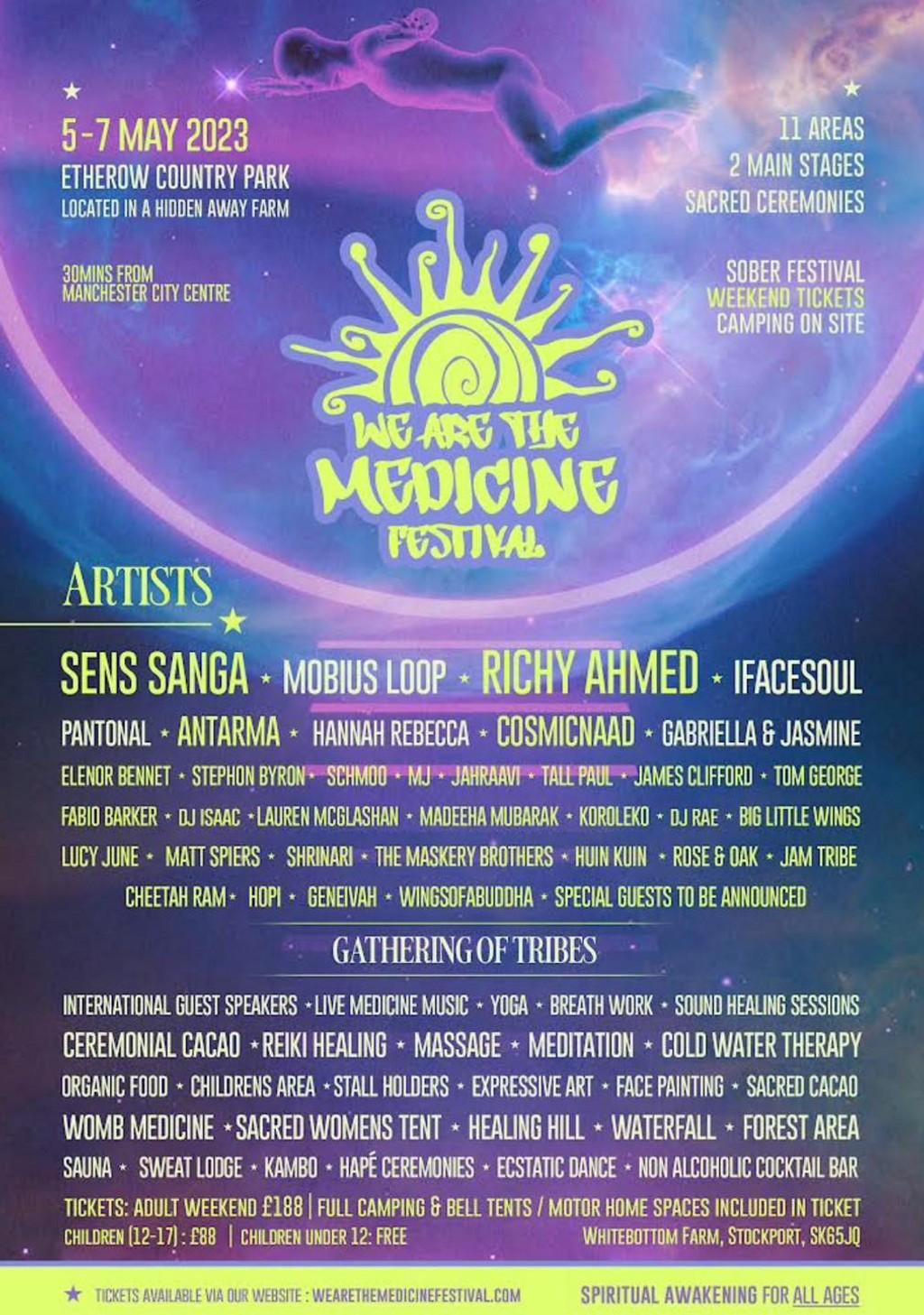 Lineup Poster We Are The Medicine 2023