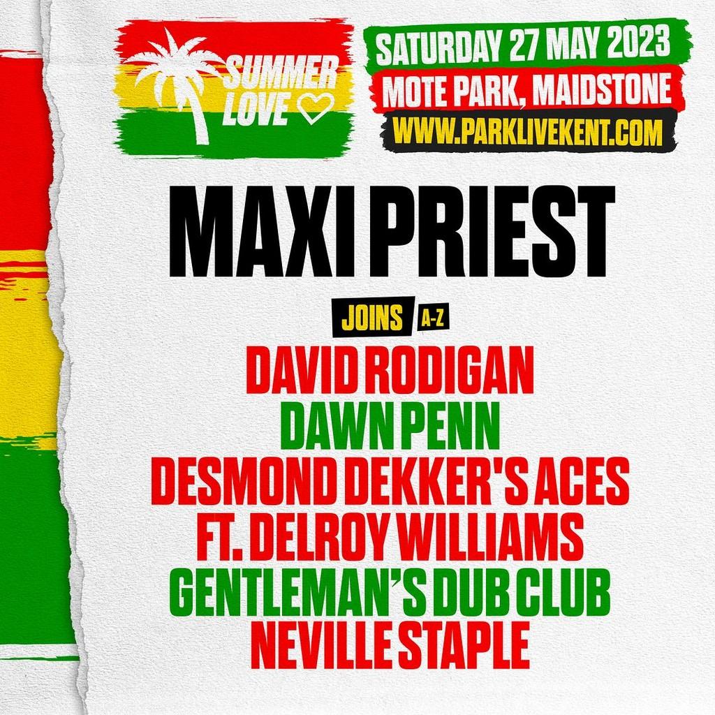 Lineup Poster Summer Love Festival 2023