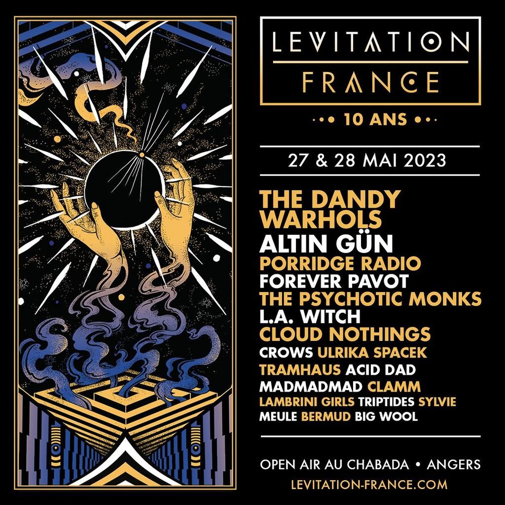 Lineup Poster Levitation 2023