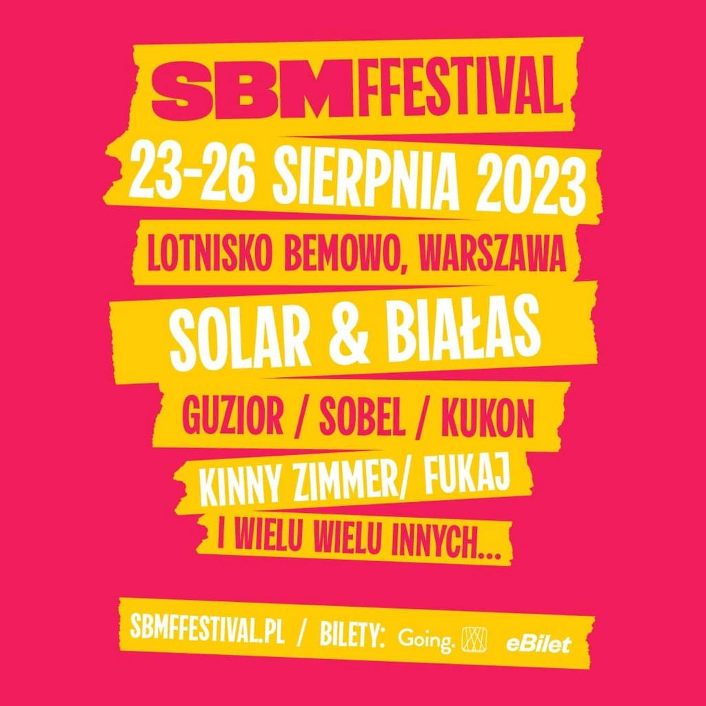 Lineup Poster SBM FFestival 2023